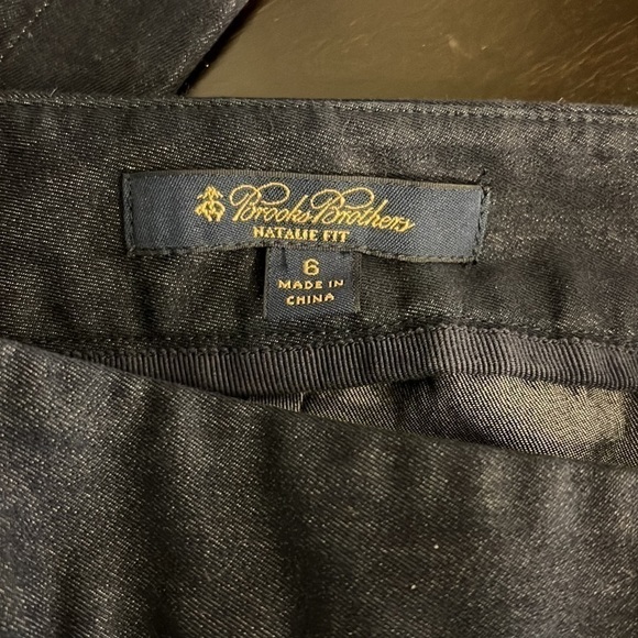 Brooks Brothers Natalie Fit light denim trouser, size zip, 100%Cotton, size 6 - Picture 3 of 13